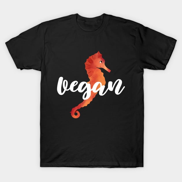 Vegan Seahorse T-Shirt by Ignotum